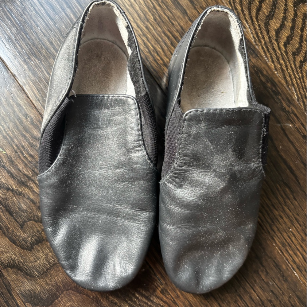 Kids Black Jazz Shoes Shoes